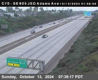 SB 805 at Madison Ave (Off Ramp)