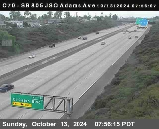 SB 805 at Madison Ave (Off Ramp)