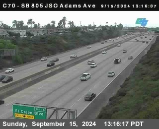 SB 805 at Madison Ave (Off Ramp)