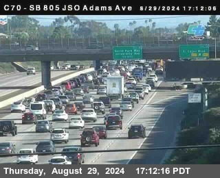 SB 805 at Madison Ave (Off Ramp)