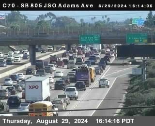 SB 805 at Madison Ave (Off Ramp)