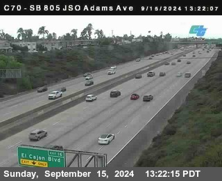 SB 805 at Madison Ave (Off Ramp)