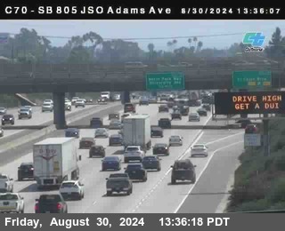 SB 805 at Madison Ave (Off Ramp)