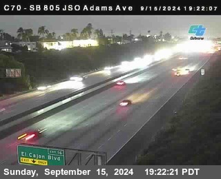 SB 805 at Madison Ave (Off Ramp)