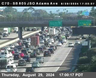 SB 805 at Madison Ave (Off Ramp)