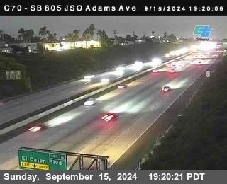 SB 805 at Madison Ave (Off Ramp)