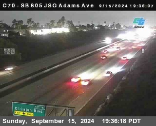 SB 805 at Madison Ave (Off Ramp)