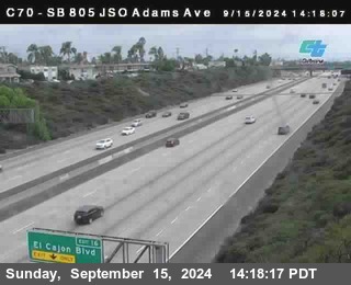 SB 805 at Madison Ave (Off Ramp)