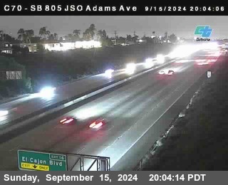 SB 805 at Madison Ave (Off Ramp)