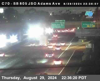 SB 805 at Madison Ave (Off Ramp)