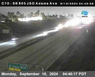 SB 805 at Madison Ave (Off Ramp)