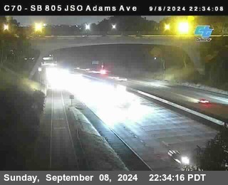 SB 805 at Madison Ave (Off Ramp)