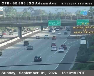 SB 805 at Madison Ave (Off Ramp)