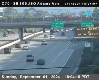 SB 805 at Madison Ave (Off Ramp)