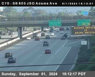 SB 805 at Madison Ave (Off Ramp)