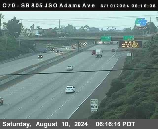 SB 805 at Madison Ave (Off Ramp)