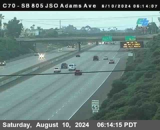 SB 805 at Madison Ave (Off Ramp)