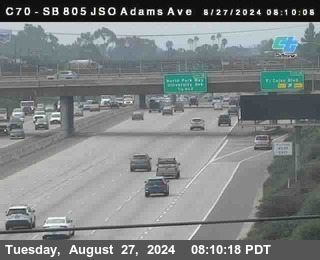 SB 805 at Madison Ave (Off Ramp)