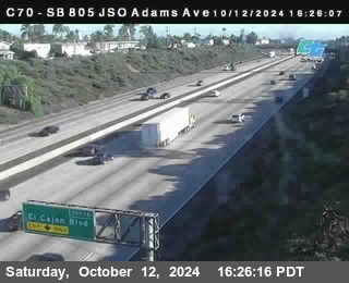 SB 805 at Madison Ave (Off Ramp)