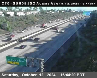 SB 805 at Madison Ave (Off Ramp)