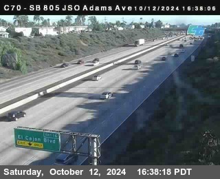 SB 805 at Madison Ave (Off Ramp)