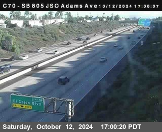 SB 805 at Madison Ave (Off Ramp)