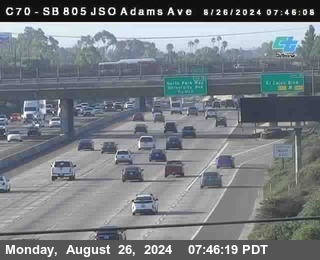 SB 805 at Madison Ave (Off Ramp)