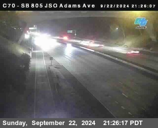 SB 805 at Madison Ave (Off Ramp)