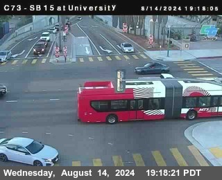 SB 15 at University Ave