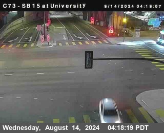 SB 15 at University Ave