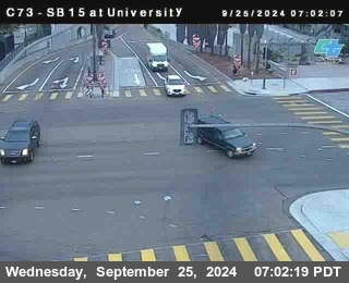 SB 15 at University Ave