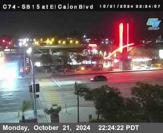 SB 15 at El Cajon Blvd