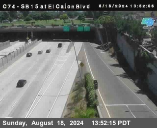 SB 15 at El Cajon Blvd