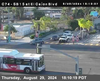 SB 15 at El Cajon Blvd