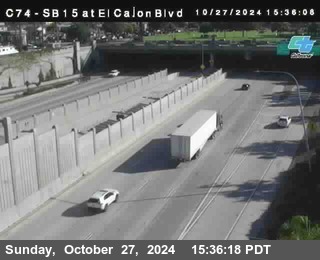 SB 15 at El Cajon Blvd