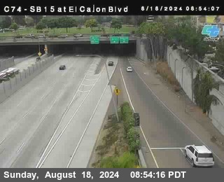 SB 15 at El Cajon Blvd