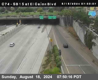 SB 15 at El Cajon Blvd