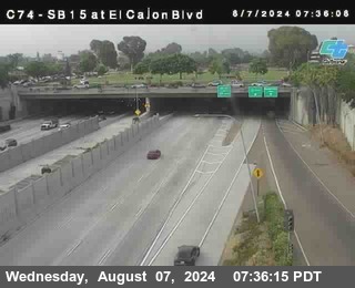 SB 15 at El Cajon Blvd