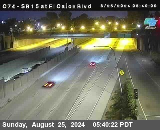 SB 15 at El Cajon Blvd