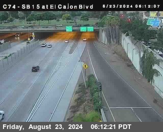 SB 15 at El Cajon Blvd