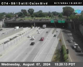 SB 15 at El Cajon Blvd