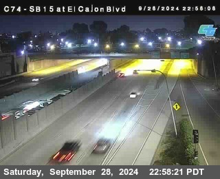 SB 15 at El Cajon Blvd