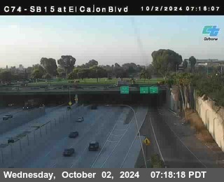 SB 15 at El Cajon Blvd