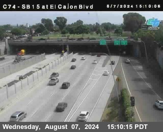 SB 15 at El Cajon Blvd