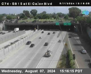 SB 15 at El Cajon Blvd