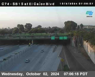 SB 15 at El Cajon Blvd