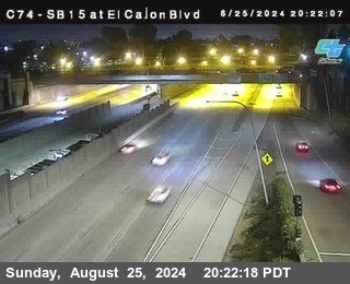 SB 15 at El Cajon Blvd