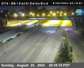 SB 15 at El Cajon Blvd