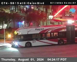 SB 15 at El Cajon Blvd