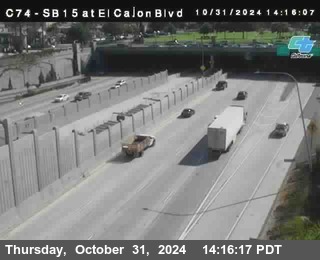 SB 15 at El Cajon Blvd